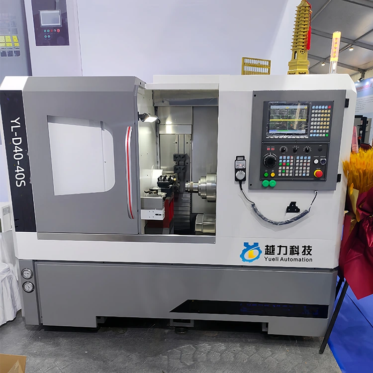 Máy tiện hai đầu ngang CNC